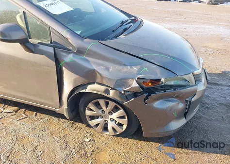 2012 Honda Civic Lx from USA, damaged, VIN 19XFB2F59CE370670